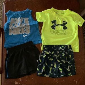 Nike & Under Armor Toddler Outfit Bundle